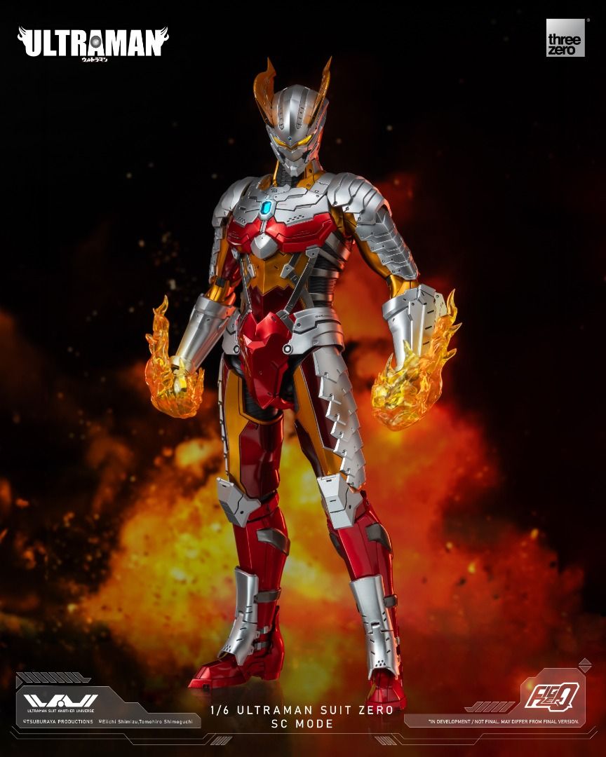 Threezero FigZero 1/6 ULTRAMAN SUIT ZERO SC Mode 超人 機動奧特曼 機動奥特曼裝甲 賽羅 強壯日冕型 可動人偶
