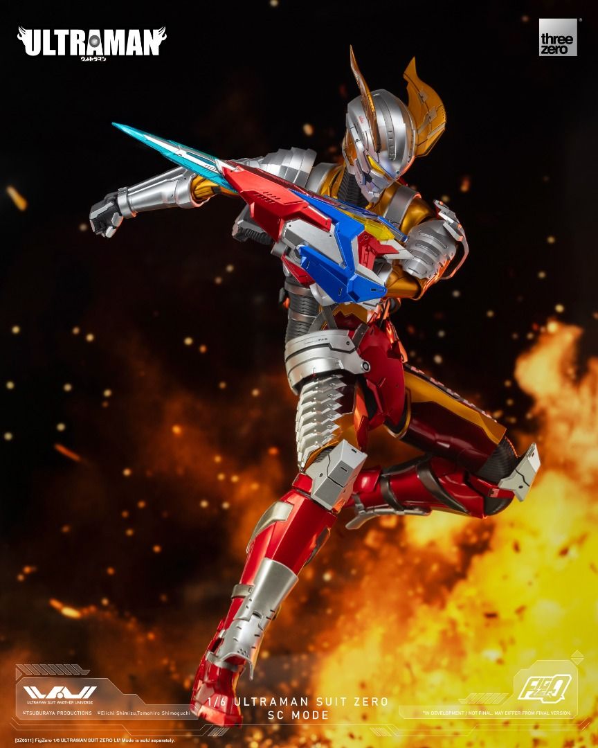 Threezero FigZero 1/6 ULTRAMAN SUIT ZERO SC Mode 超人 機動奧特曼 機動奥特曼裝甲 賽羅 強壯日冕型 可動人偶