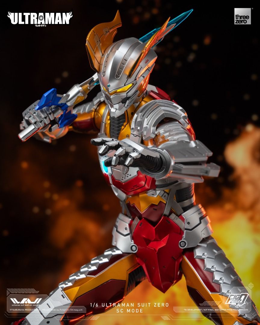 Threezero FigZero 1/6 ULTRAMAN SUIT ZERO SC Mode 超人 機動奧特曼 機動奥特曼裝甲 賽羅 強壯日冕型 可動人偶