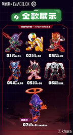 聖斯基 x 新世紀福音戰士 EVANGELION EVA Q版補完計劃 SSK 超可動 盲盒 （一套6款）