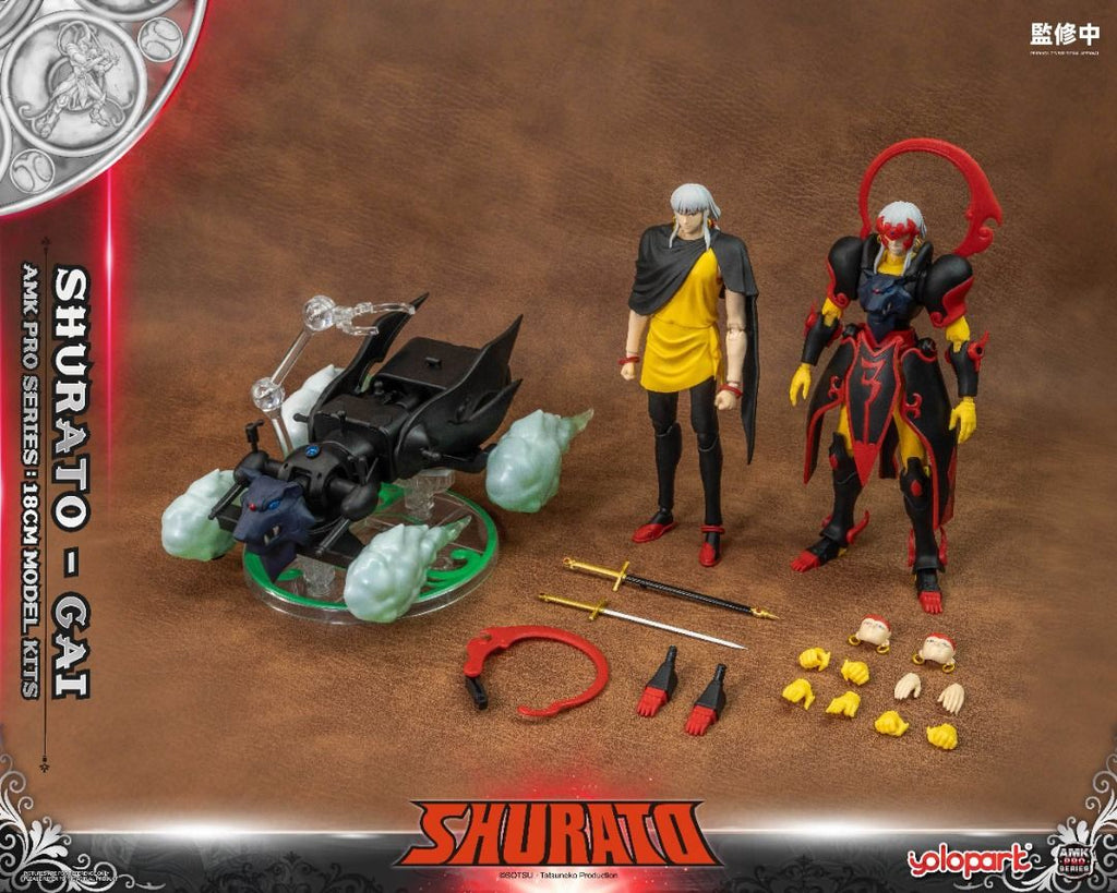 Yolopark AMK Pro X Series Shurato 天空戰記 GAI 夜叉王 凱 可動人偶