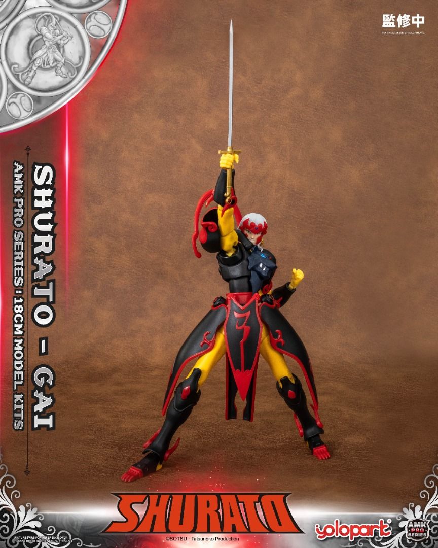 Yolopark AMK Pro X Series Shurato 天空戰記 GAI 夜叉王 凱 可動人偶