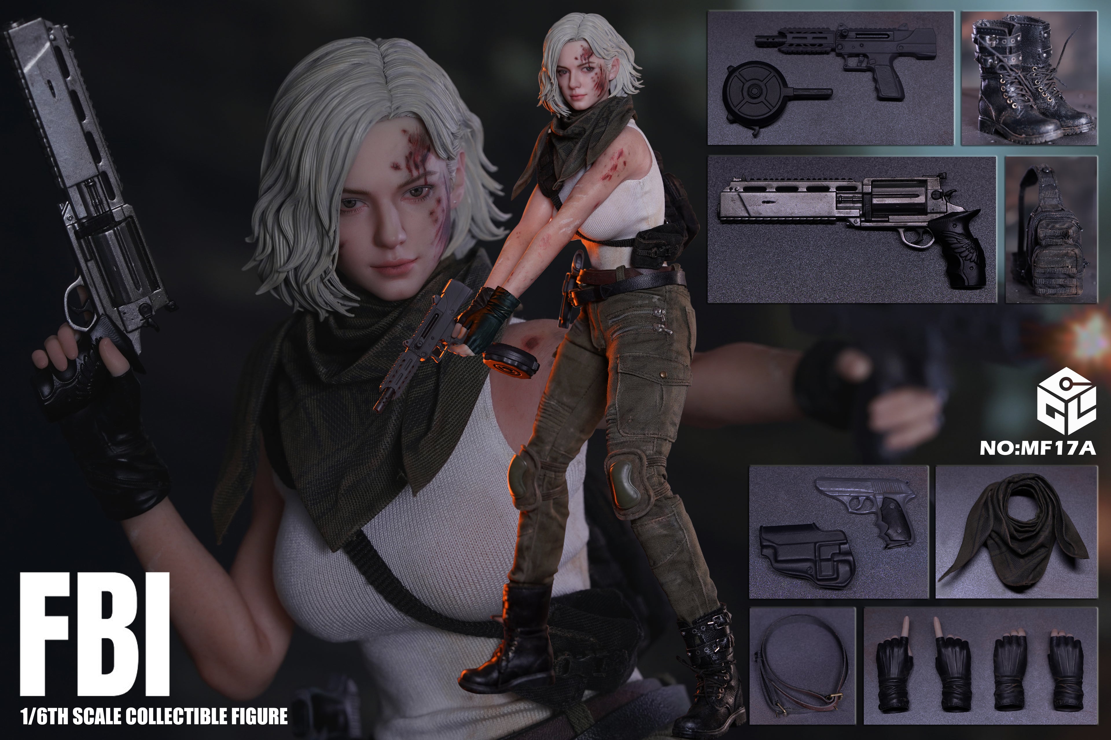 CGL 1/6 生化危機 9 葛蕾絲 MF17A 戰損版 MF17B 普通版