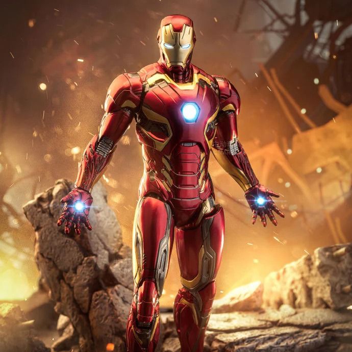 ZDTOYS 中動玩具 1/10 Ironman 鋼鐵俠 mark45 可動人偶